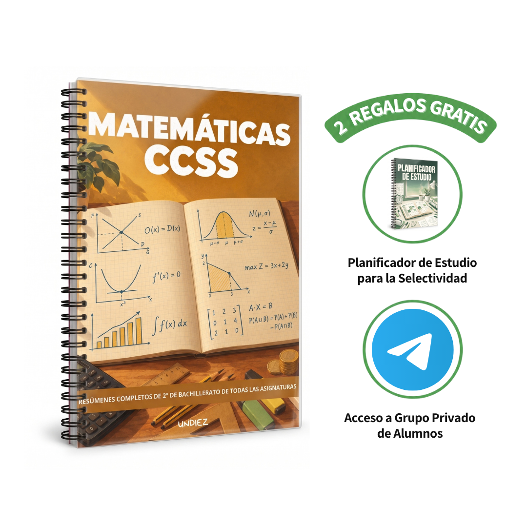 Resumen Matemáticas CCSS 2º Bachillerato