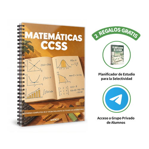Resumen Matemáticas CCSS 2º Bachillerato